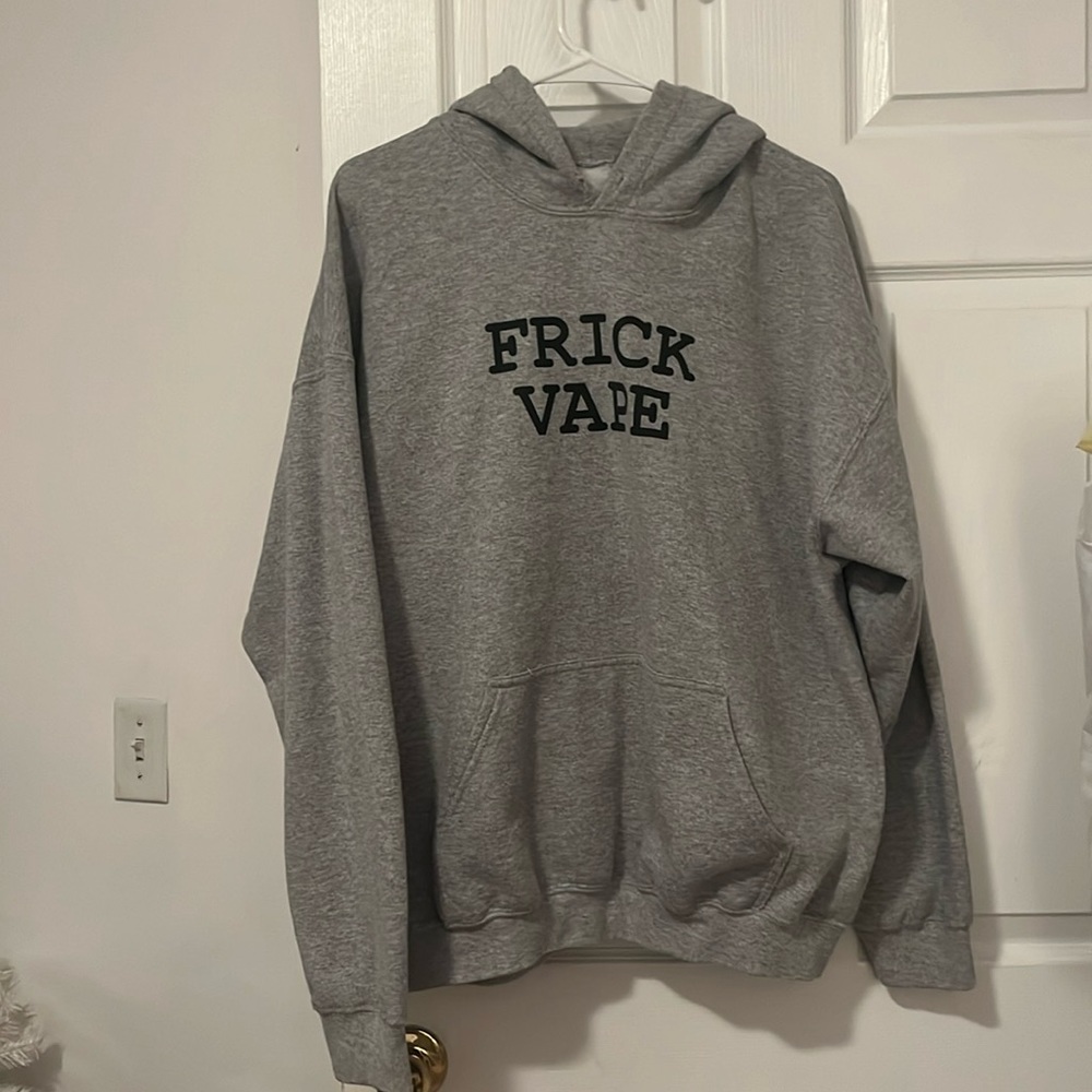Baylen Levine Frick Vape Hoodie Gray XL